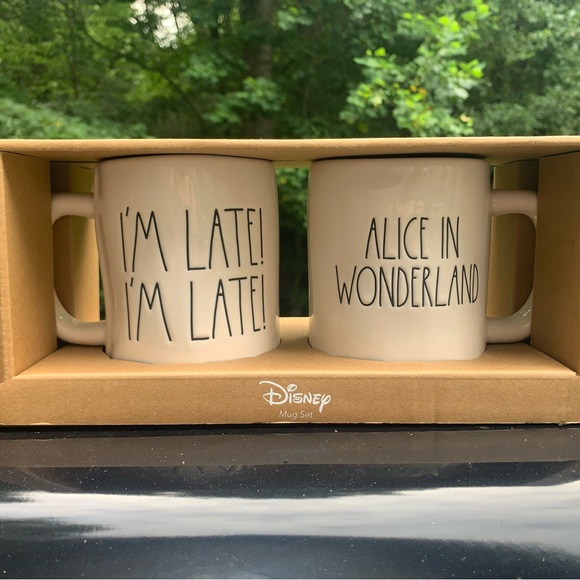 Alice in Wonderland RAE DUNN Two Mug Set - Picture 2 of 7